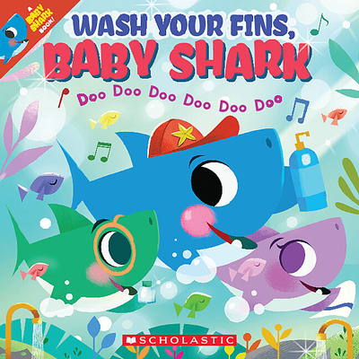 Wash Your Fins, Baby Shark book cover
