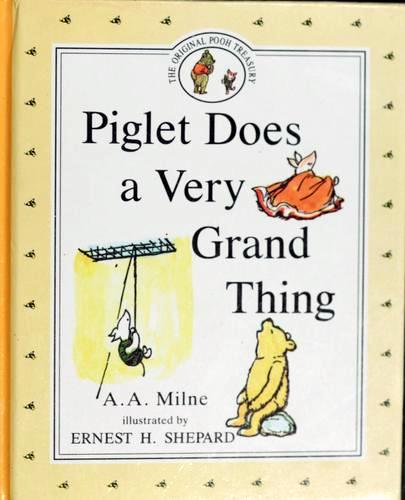 Piglet Does a Very Grand Thing book cover