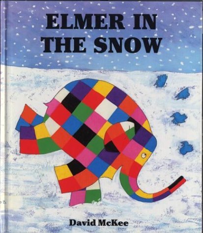 Elmer in the Snow book cover