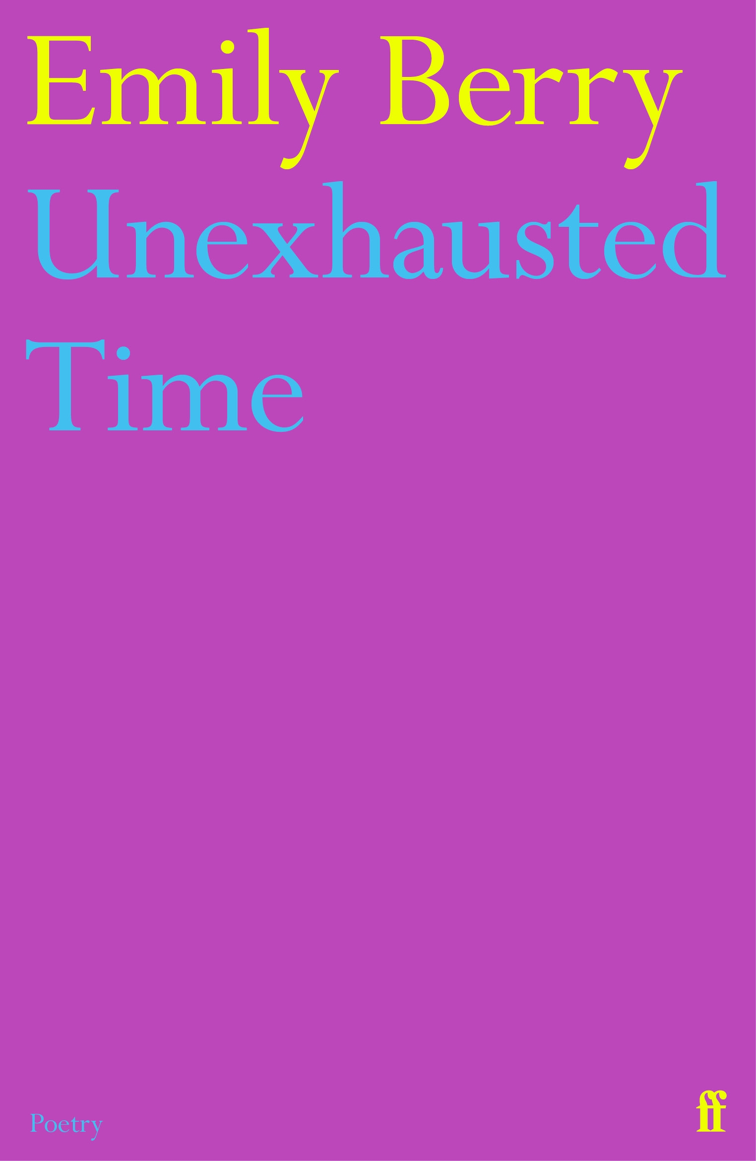 Unexhausted Time book cover