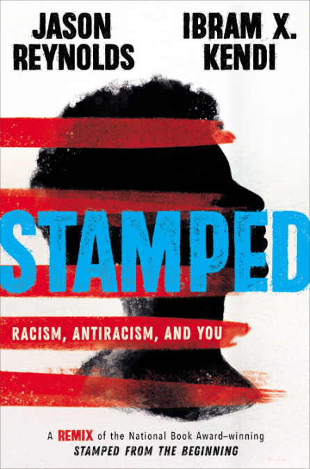 Stamped book cover