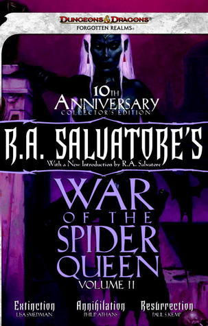 R.A. Salvatore's War of the Spider Queen, Volume II book cover