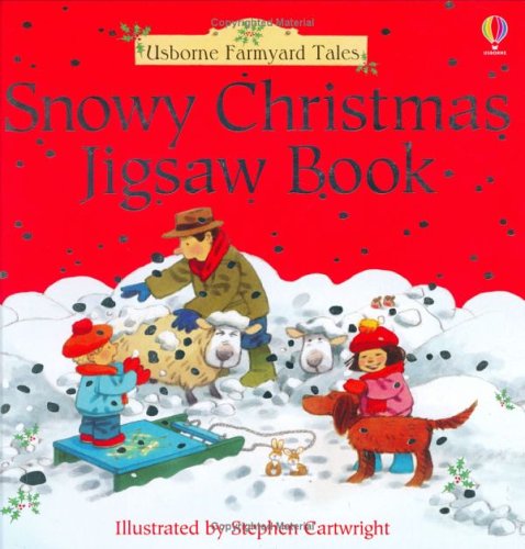 Snowy Christmas Jigsaw Book book cover