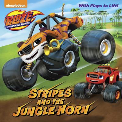 Stripes and the Jungle Horn (Blaze and the Monster Machines) (Pictureback book cover