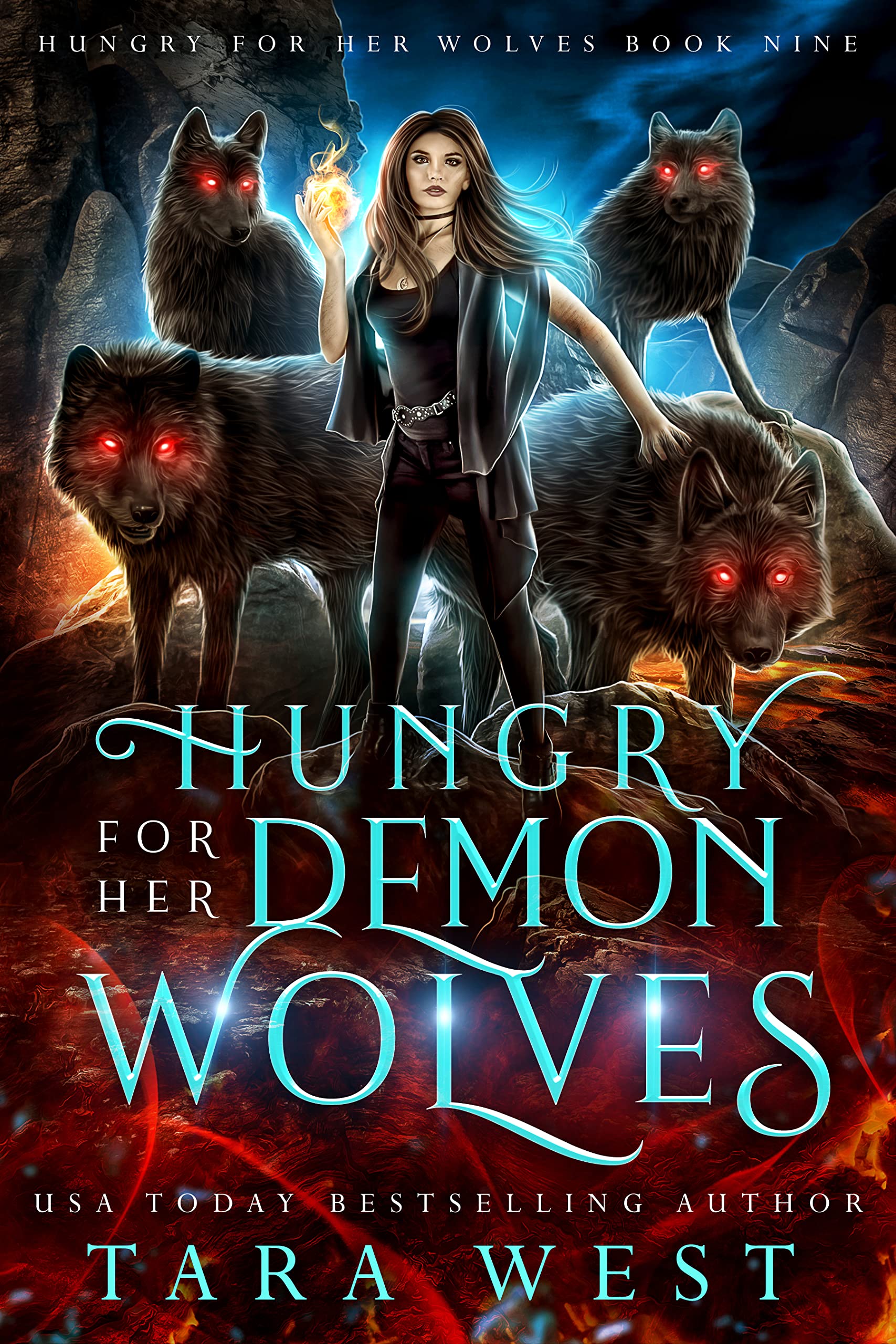 Hungry for Her Demon Wolves book cover