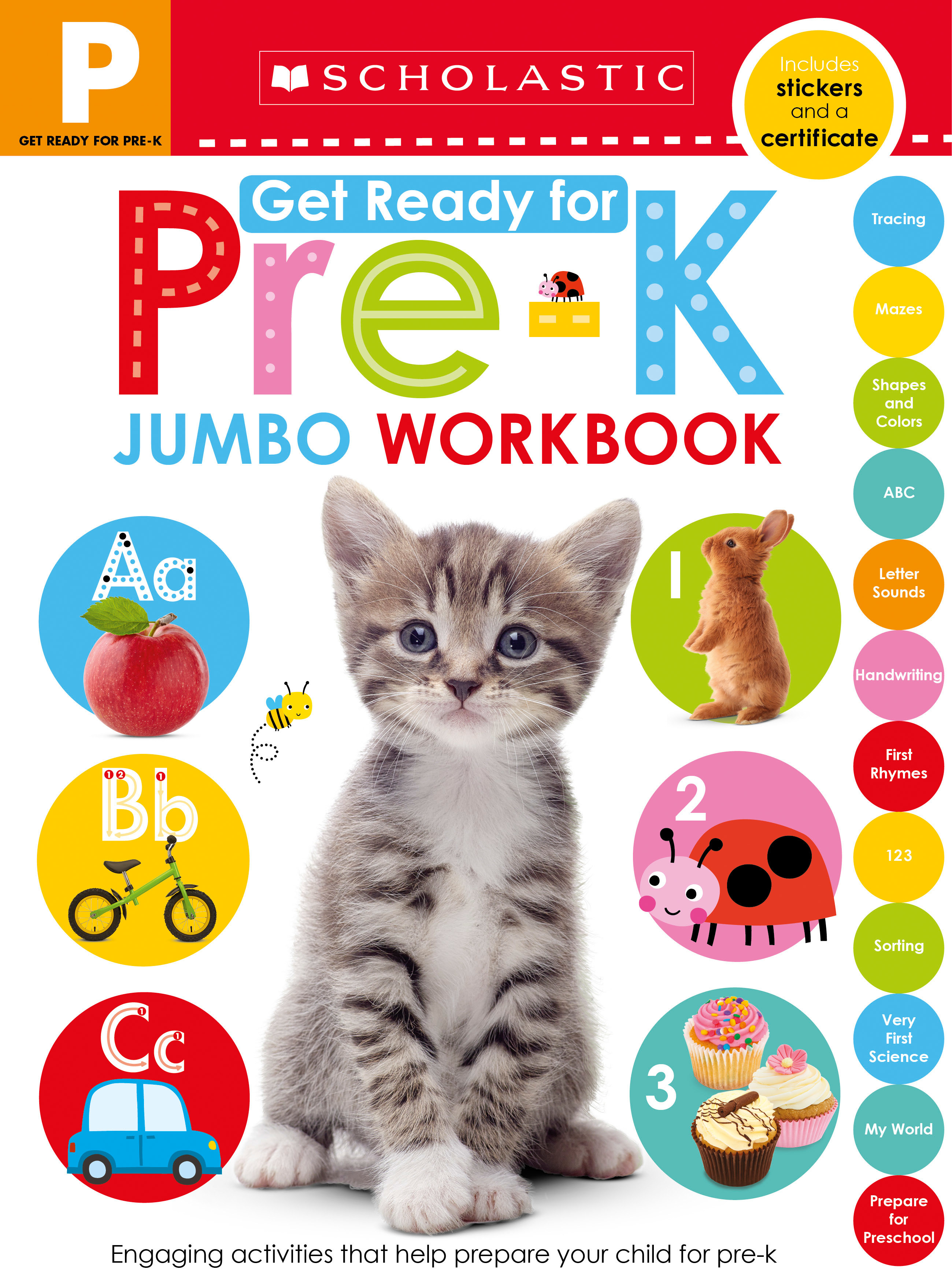 Get Ready for Pre-K Jumbo Workbook book cover