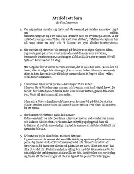 Att döda ett barn book cover