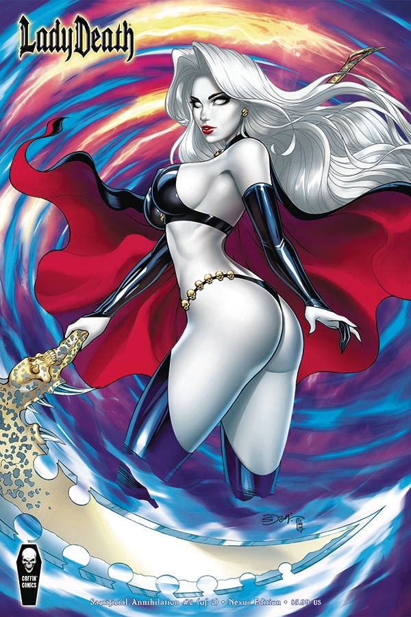 LADY DEATH SACRIFICIAL ANNIHILATION #2 FNL ISS CVR B SUHNG (M book cover