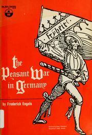 Peasant War in Germany book cover