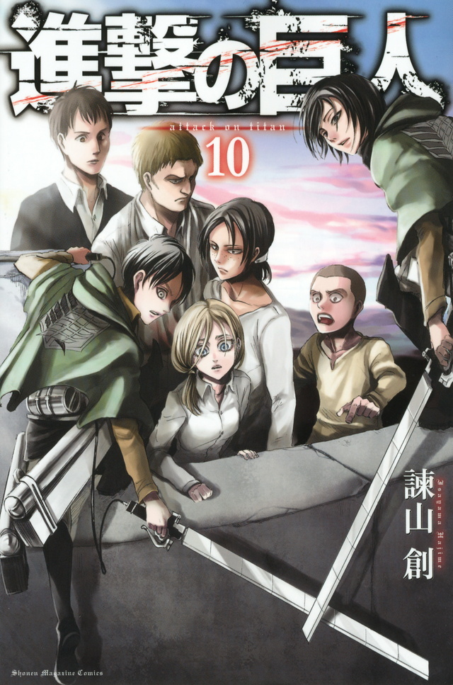 Attack on Titan, Vol. 10 book cover