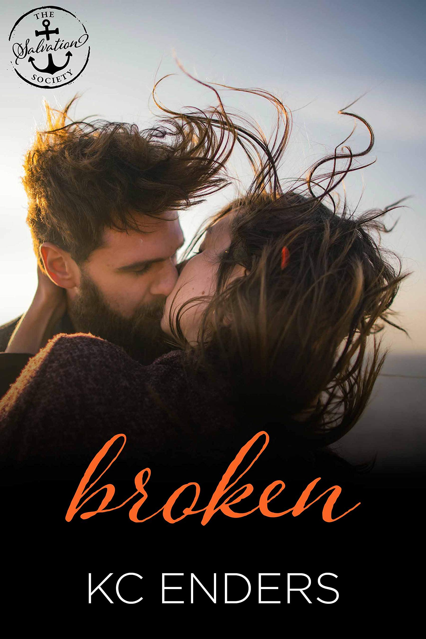 Broken book cover
