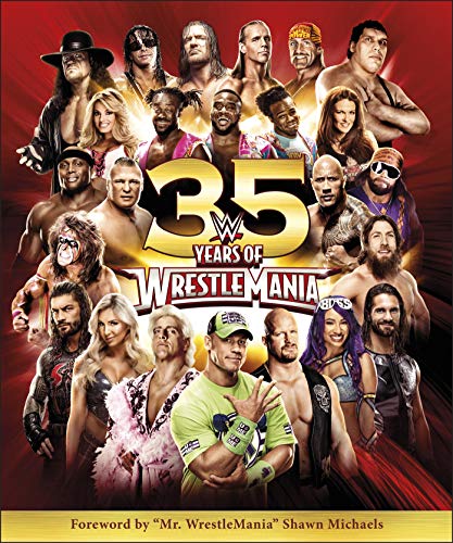 WWE 35 Years of Wrestlemania book cover