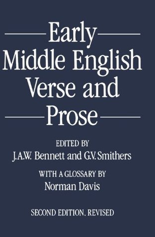 Early Middle English Verse and Prose book cover