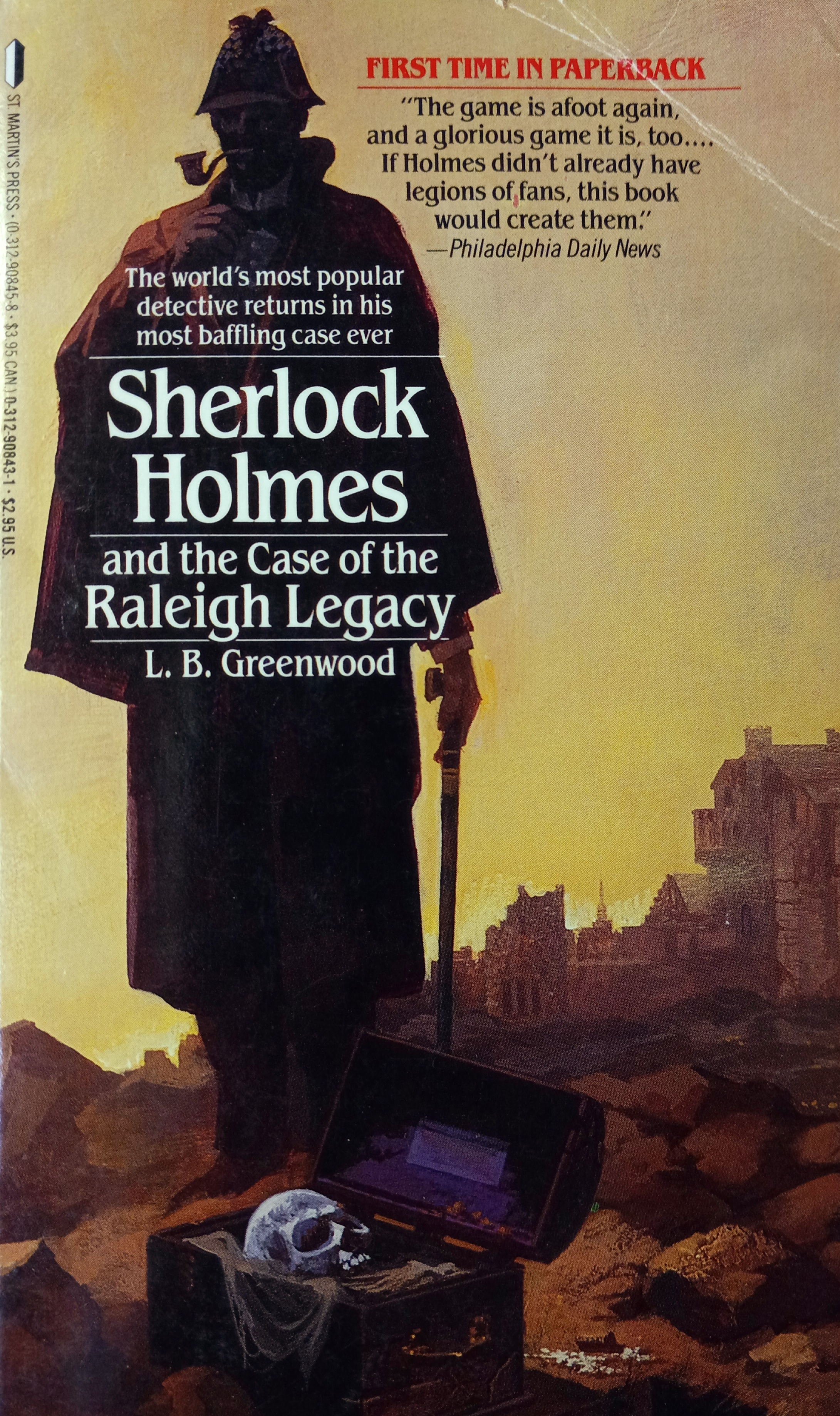 Sherlock Holmes and the Case of the Raleigh Legacy book cover