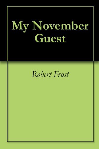 My November Guest book cover