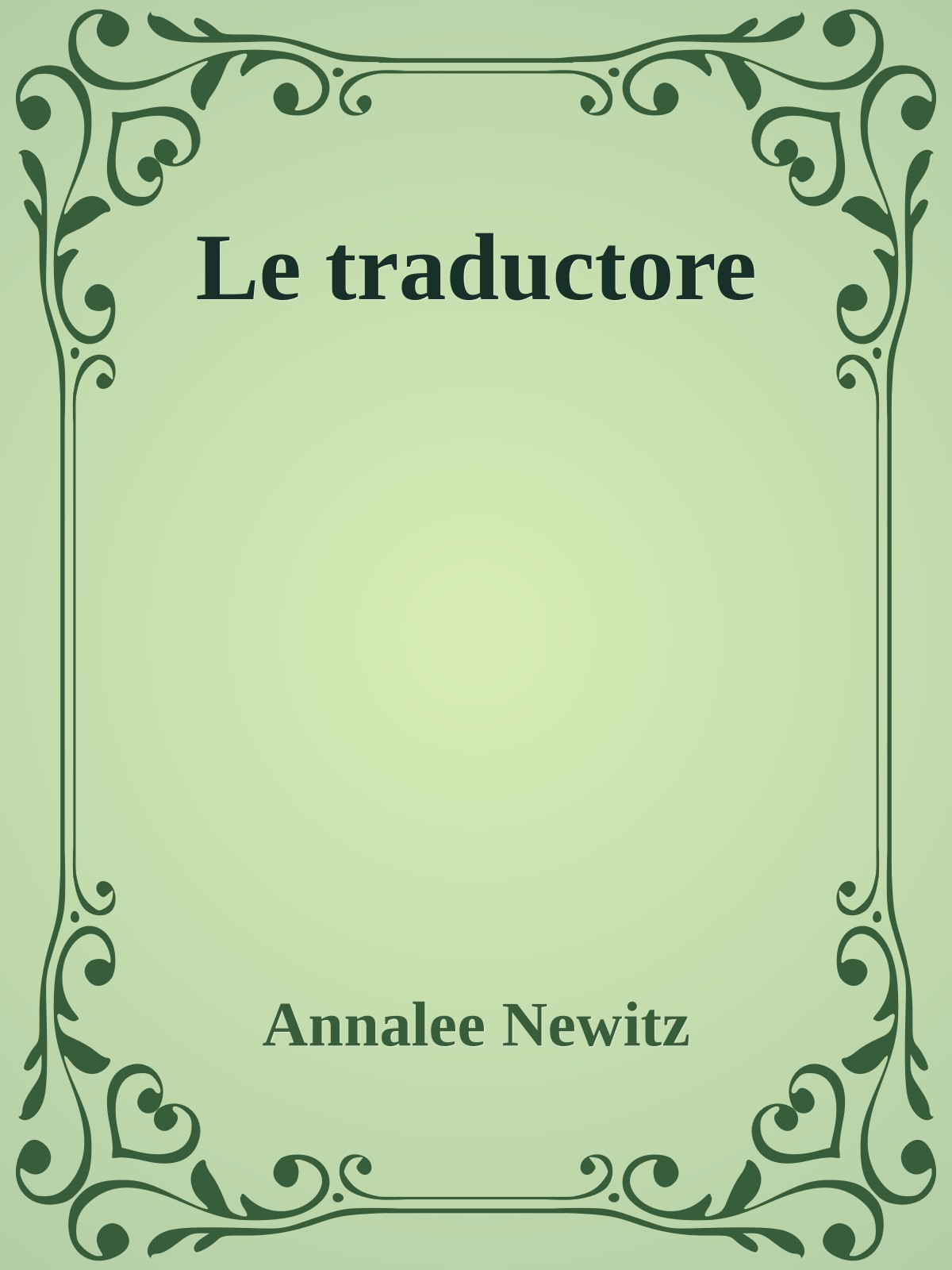 Le traductore book cover