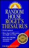 Random House Roget's Thesaurus book cover