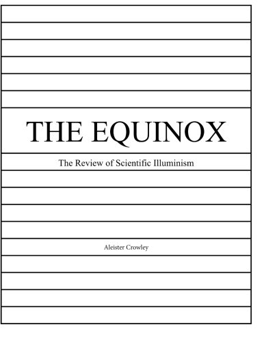 The Equinox, Vol. 1, No. 10 book cover