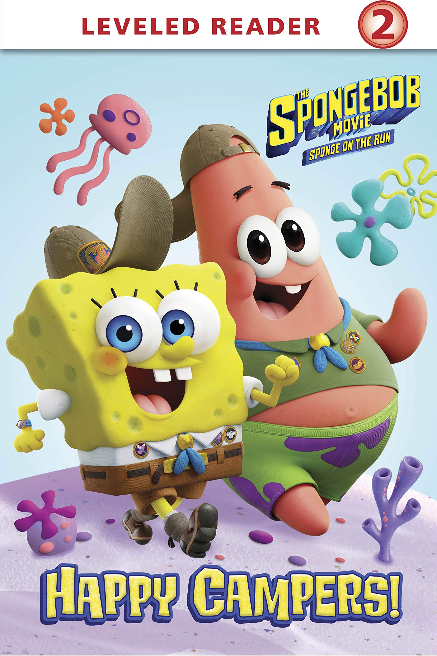 Happy Campers! (The SpongeBob Movie book cover