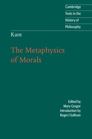 The Metaphysics of Morals book cover