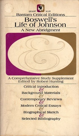 Boswell's Life of Johnson book cover