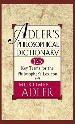 Adler's Philosophical Dictionary book cover