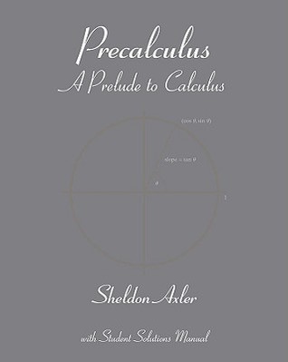 Precalculus book cover