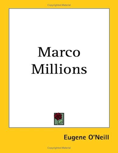 Marco Millions book cover