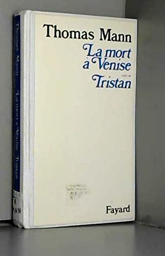 La mort à Venise et Tristan book cover