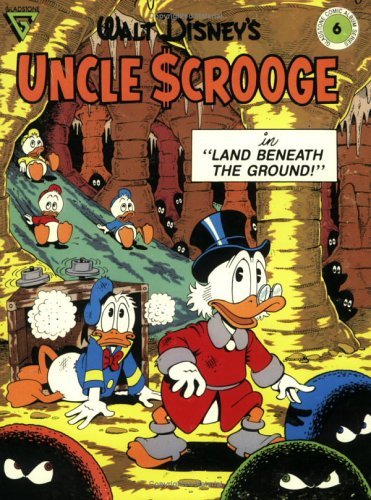 Walt Disney's Uncle Scrooge in Land Beneath the Ground! book cover