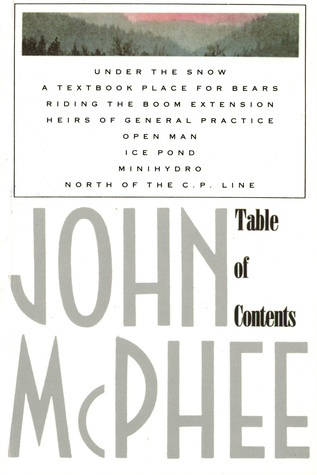 Table of Contents book cover
