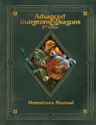 Premium 2nd Edition Advanced Dungeons & Dragons Monstrous Manual book cover