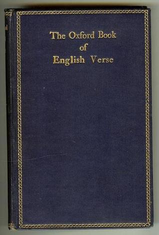 The Oxford Book of English Verse, 1250-1900 book cover