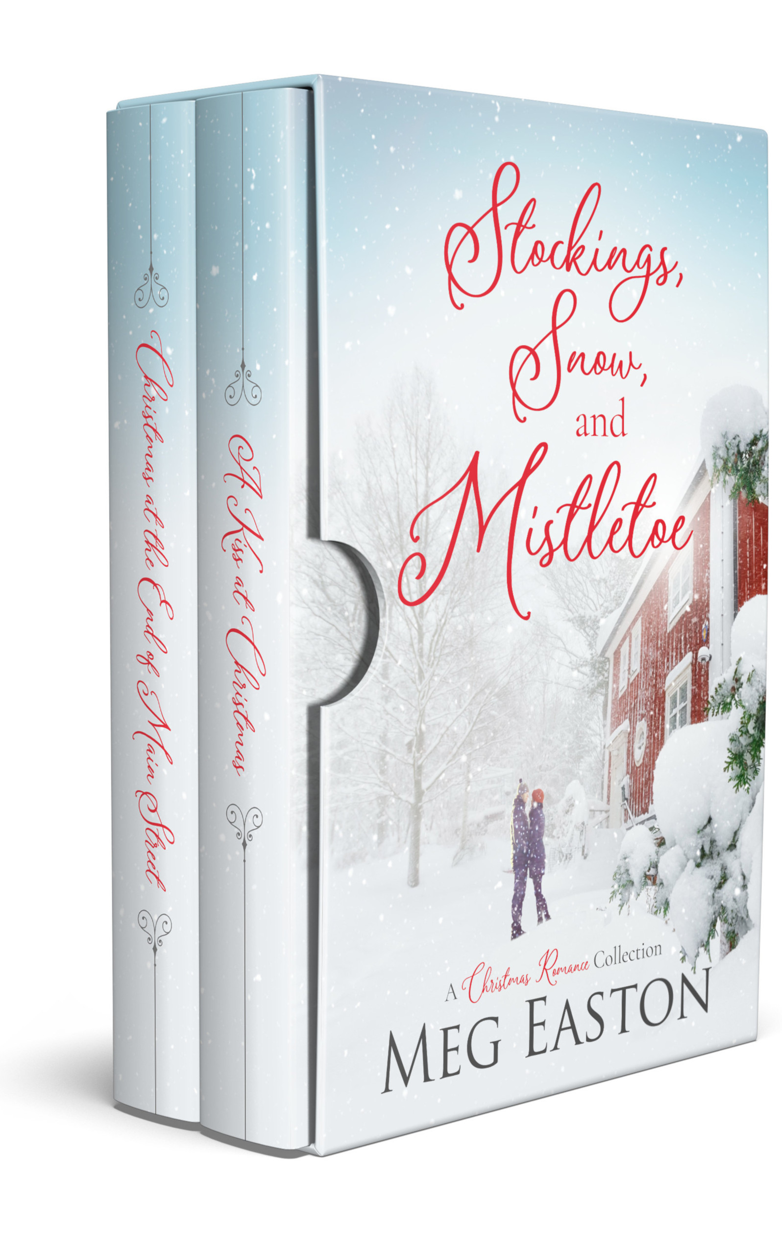 Stockings, Snow, and Mistletoe book cover
