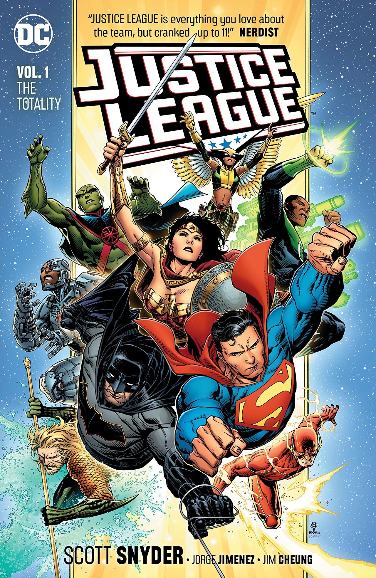 Justice League (2018) book cover 2