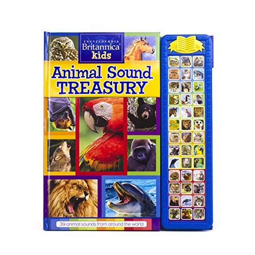 Encyclopedia Britannica Kids - Animal Sound Treasury Book - PI Kids book cover