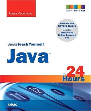 Sams Teach Yourself Java in 24 Hours book cover