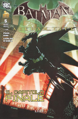 Batman: Arkham City book cover 1