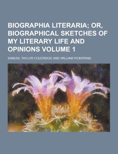 Biographia Literaria, Vol 1 book cover