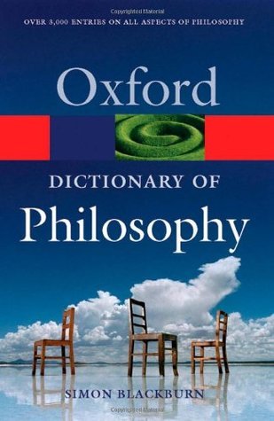 The Oxford Dictionary of Philosophy book cover