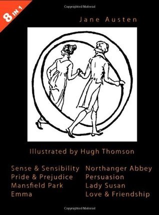Illustrated Jane Austen - 8 Books in 1 book cover