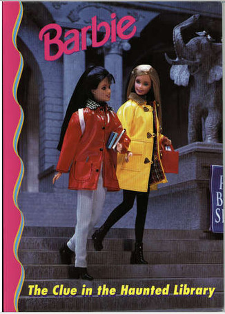 The Clue in the Haunted Library book cover