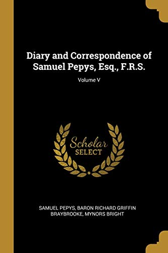 The Diary of Samuel Pepys book cover