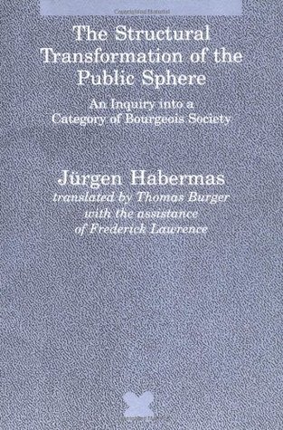 The Structural Transformation of the Public Sphere book cover